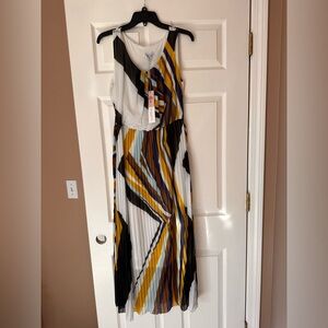 Vibrant Striped Maxi Dress